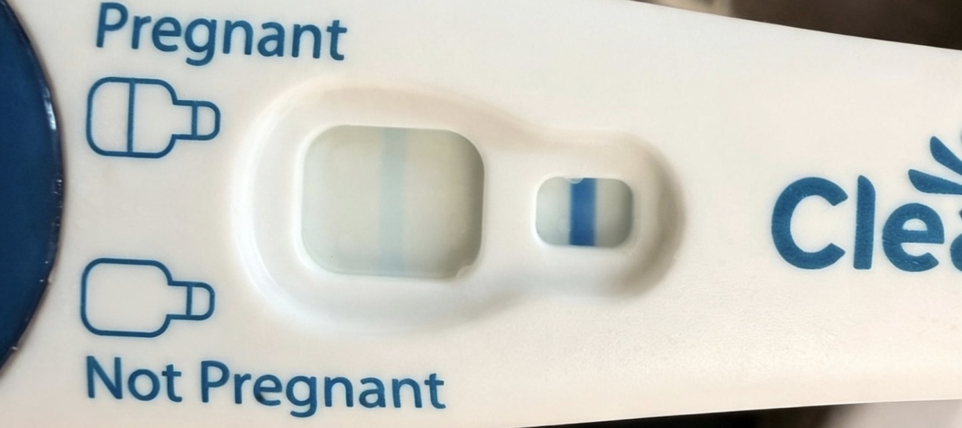 Trying for our first baby, is this test result positive?