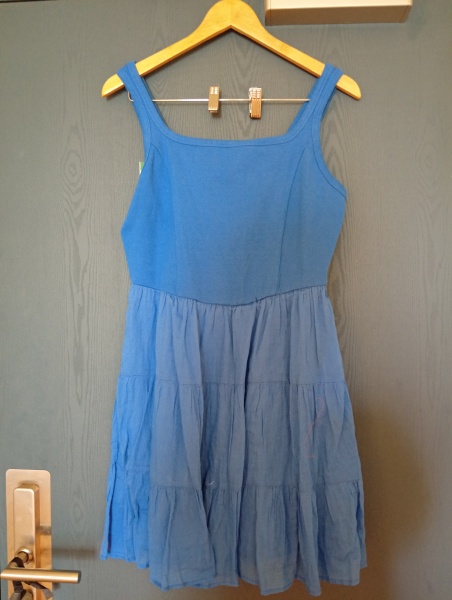 Which shade name fits this dress better: Cobalt blue or French blue?