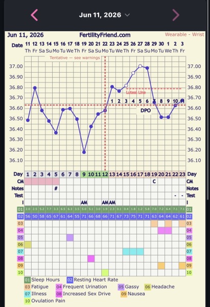 10dpo bbt rising good or bad?