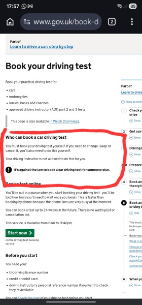 Driving test swap Facebook groups SCAM