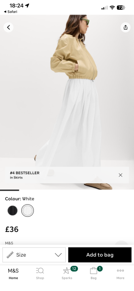 To beg for help to find a skirt ?