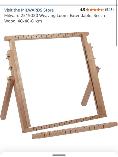Any weavers here? Brand new to weaving, Milward frame Loom
