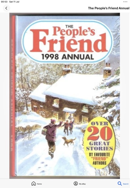 Would you expect to see a People’s Friend annual 1998 in an expensive holiday home?