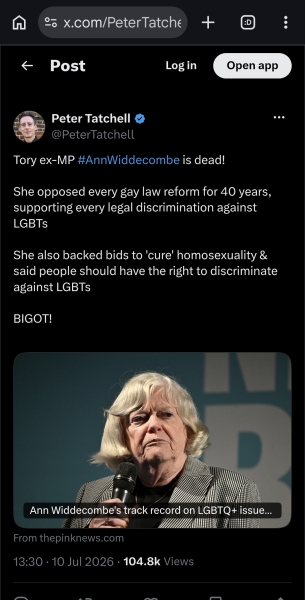 Police investigating death of Ann Widdicombe