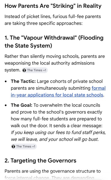 Whitehall “braced for private schools collapse” 7