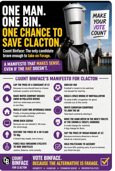 Farage resigns as Clacton MP and will contest the by-election