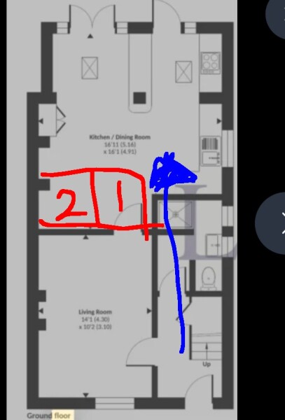 Would you prefer a downstairs shower room or utility in a three-bedroom house?