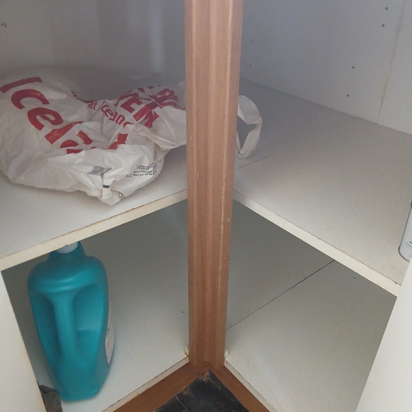 How can I make better use of a kitchen corner cupboard?