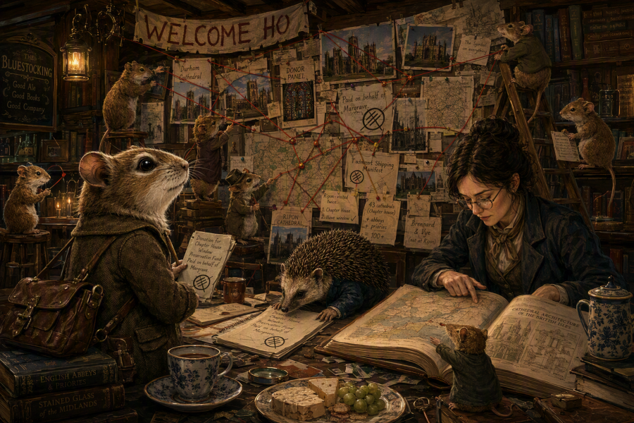 The Bluestocking Women's Pub, in which Gosie returns to the trail