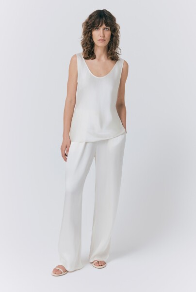 Looking for a satin or silk top and similar trousers
