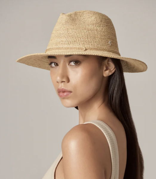 Packable, ethical straw hat