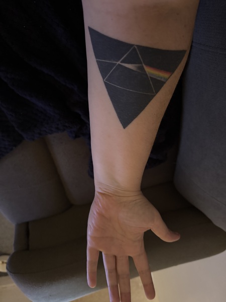 Will a black background portrait tattoo work as a cover-up?