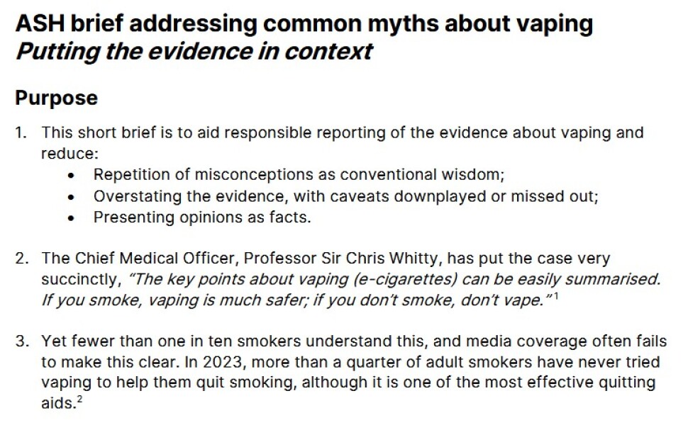 Has vaping caused more problems than it has solved?