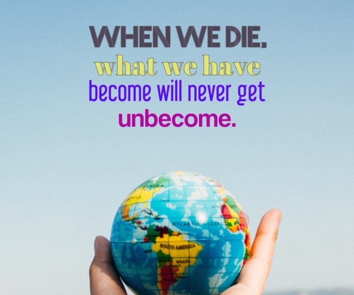 Quite young women always post life affirming cod- philosophical messages on social media?