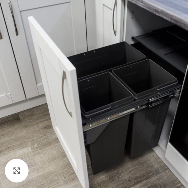 Dog proof kitchen bin