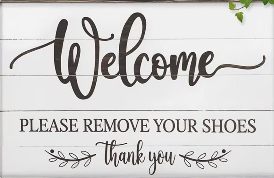 AIBU to ask in-laws to remove shoes?