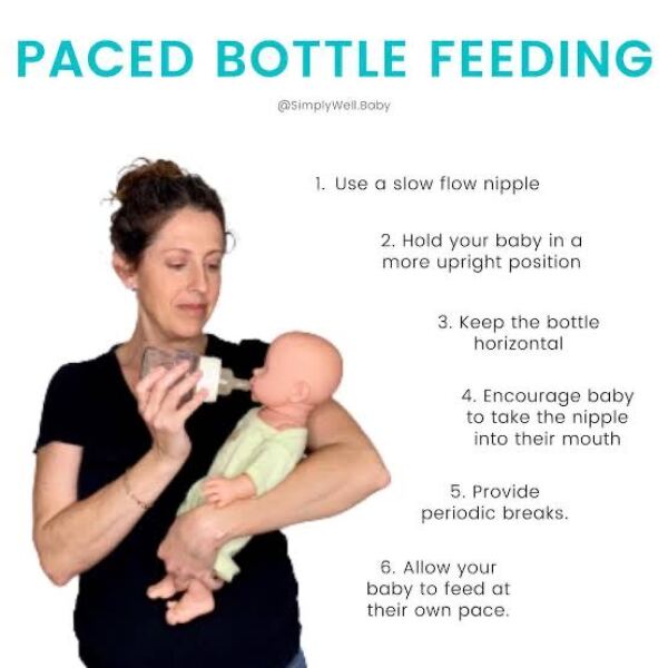 GP says five week old formula fed baby is being overfed