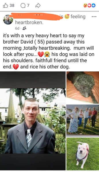 Help with funeral costs after my brother died suddenly