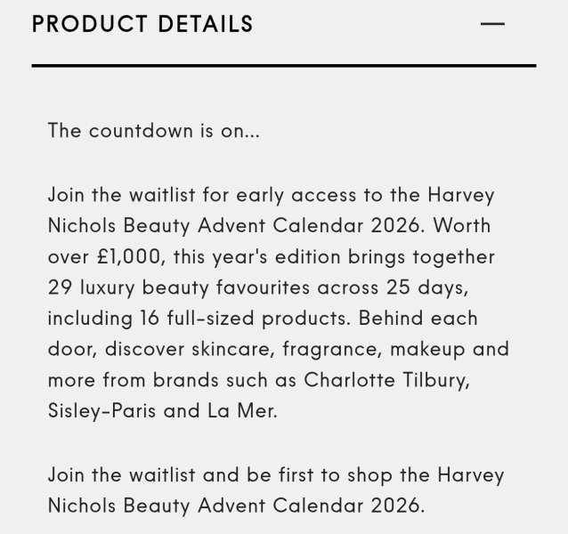 Beauty & Fragrance Advent Calendars- Info/Chat 2026 SPOILERS