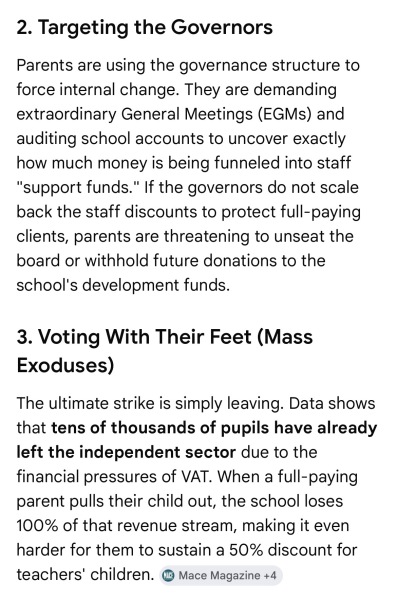 Whitehall “braced for private schools collapse” 7