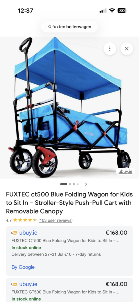 What's with these parents taking massive trolleys when they go out for a day with preschool kids?