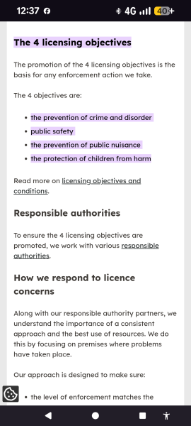 What can we do about pub across the road from our house.