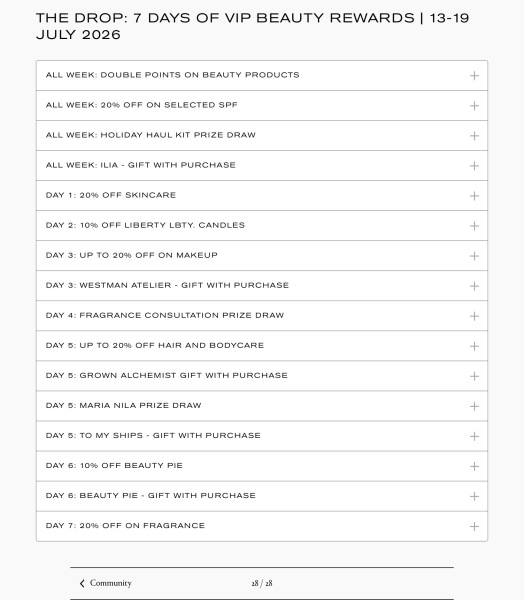 Beauty chat - freebies/gifts with purchase/offers THREAD EIGHTEEN