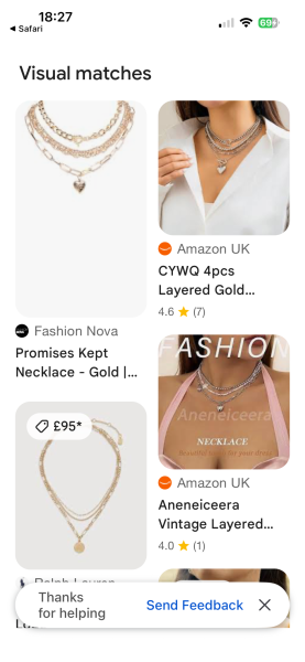 Does anyone know where this necklace / similar is from please ?