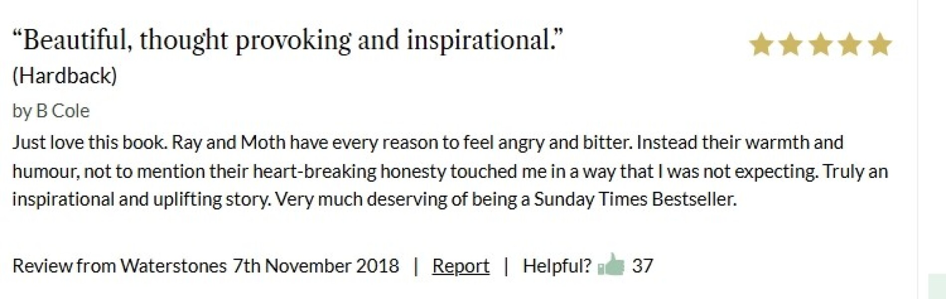 Thread 27 : To feel disappointed - and disgusted and vindicated now too - after reading this in The Observer about the author and her husband from The Salt Path book and film?