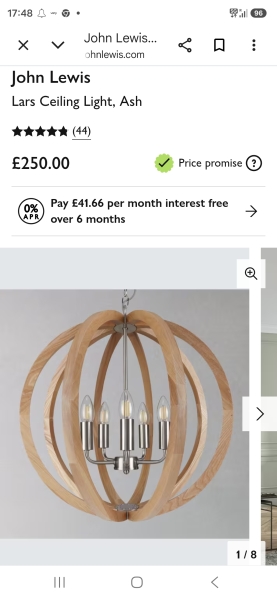 What sitting room light do you have?