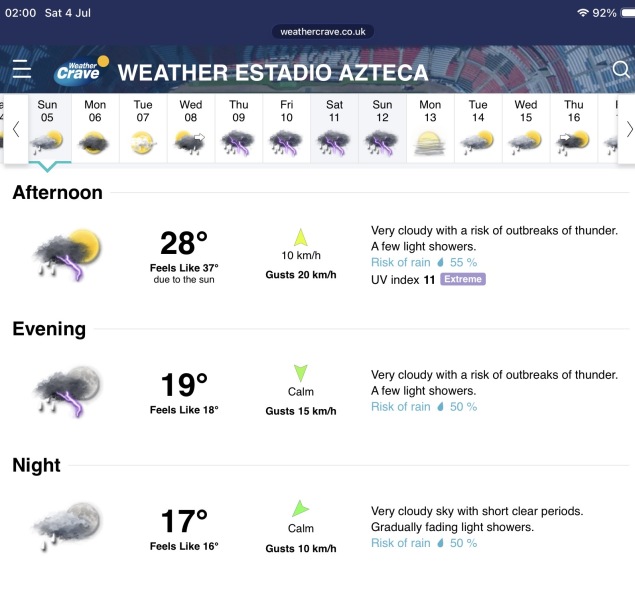England game may be moved to 7pm Sunday