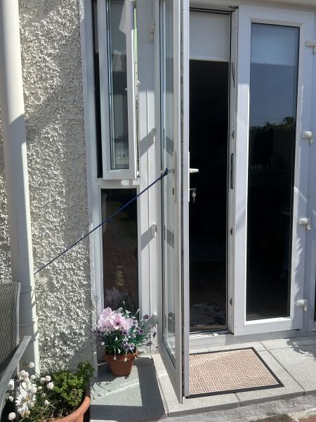Solution to hold patio doors open?