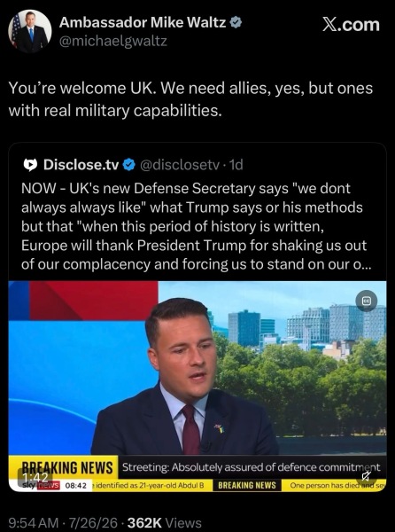 Oh, peacemaker, peacemaker make me some peace - Trump Thread #167