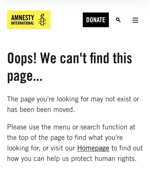 In which Amnesty jumps the shark