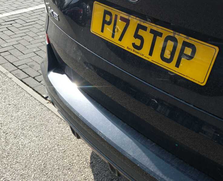 Funny car registration plates