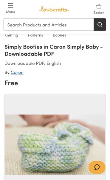 Baby Booties/ Socks Pattern