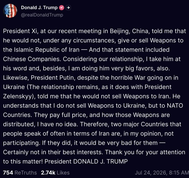Oh, peacemaker, peacemaker make me some peace - Trump Thread #167