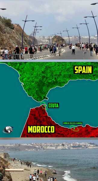 AIBU to worry about large numbers of undocumented men arriving in Spain?