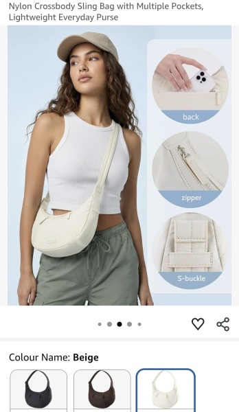 Crossbody bag for holiday