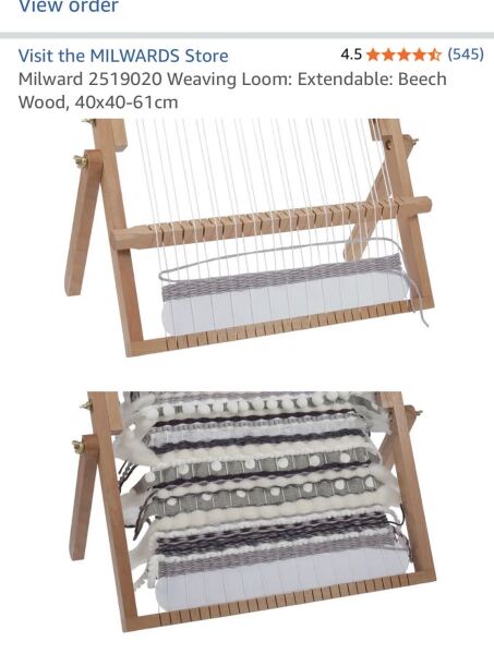 Any weavers here? Brand new to weaving, Milward frame Loom