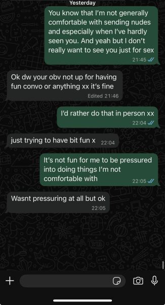 DP sexual punishment or am I boring?