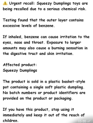 Squishy causes CANCER?