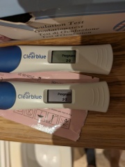 Unexpected positive pregnancy test after unusual bleeding this month