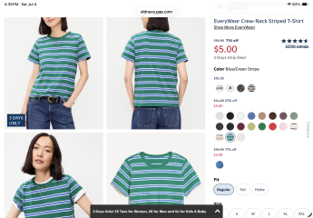 AIBU to wish women’s T-shirts and tops  were made a bit longer?