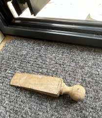 Solution to hold patio doors open?