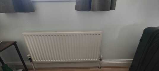 Would you replace the radiator with a vertical one? (spare bedroom)