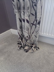 Would you shorten these bedroom curtains or leave them as they are?