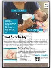 GP says five week old formula fed baby is being overfed