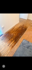 Someone died in ds flat  - marks on floor. See pics.