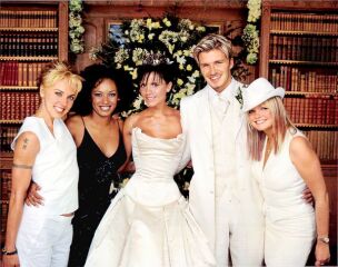 Geri halliwell even wore white to mel c wedding